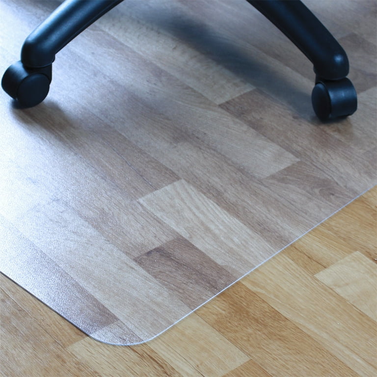 Floortex Vinyl Lipped Chair Mat Hard Floor 45 x 53 Walmart