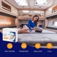 thumbnail image 5 of JS Sanders Universal V Berth 3 Piece 100% Egyptian Cotton 800TC V Berth Bedding Fits mattresses up to 8” Depth Durable & Easy Washable - Great Gift for Boaters Dark Gery, 5 of 8