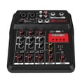 thumbnail image 3 of Mezcladora Musical de 4 Canales Bluetooth 2 Efectos Phantom Power 48V KMB-4802, 3 of 7