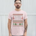 thumbnail image 3 of Tee Hunt Daddy Claus T-Shirt Merry Christmas for Dad Ugly Sweatshirt Xmas Men's Tee, Light Pink, 4X-Large, 3 of 5