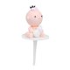 thumbnail image 3 of Baby Polymer Clay Cake Pick Creative Cupcake Topper Dessert Cake Decor Party Ornament for Birthday Baby Shower (Pink Baby), 3 of 3