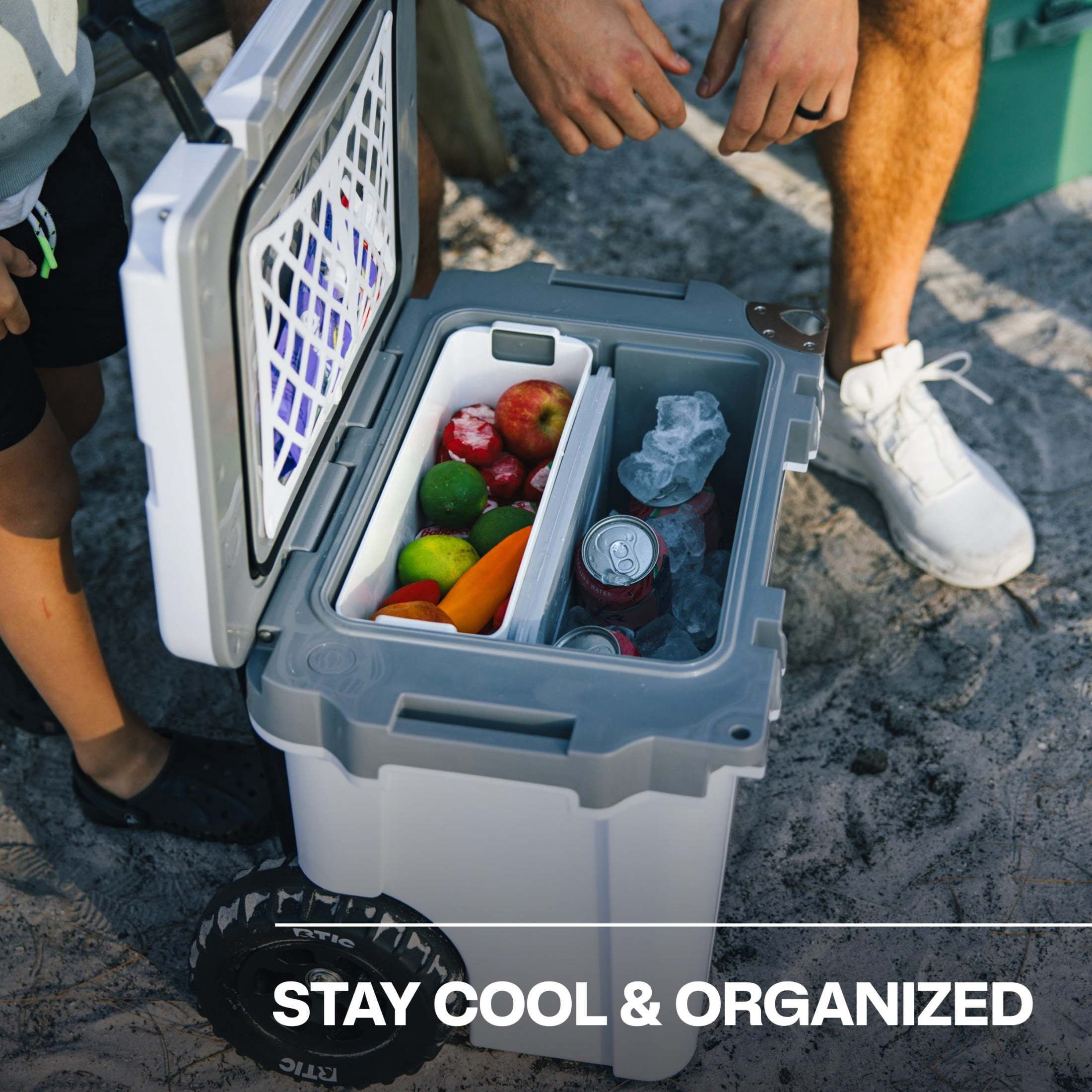 RTIC Dry Goods Basket, for 22 QT Ultra-Light Cooler, White
