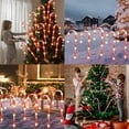 thumbnail image 3 of Qoosea 12Pack Outside Christmas Decorations Solar Candy Cane Lights, 72Led 8 Modes Waterproof Solar Christmas Holiday Outdoor Lights for Lawns Pathway Lights, 3 of 8