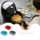thumbnail image 3 of Moyic Bandeja de silicona para freidora de aire resistente al calor, cesta doble para el hogar, Hotel, panadería, horno, revestimiento de placa, Herramientas y accesorios para hornear Azul Moyic  HA067250-03, 3 of 6