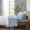thumbnail image 2 of Gracie Mills Persephone 4-Piece Cotton Flannel Sheet Set Twin Gray GRACE-7549, 2 of 5