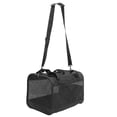 thumbnail image 3 of LEORX 1Pcs Black Cationic Foldable Pet Carrier for Travel and Outdoor Activities 45X30cm, 3 of 8