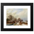 thumbnail image 2 of Willem Bodeman 18x15 Black Modern Framed Museum Art Print Titled - A Winter Landscape, 2 of 5