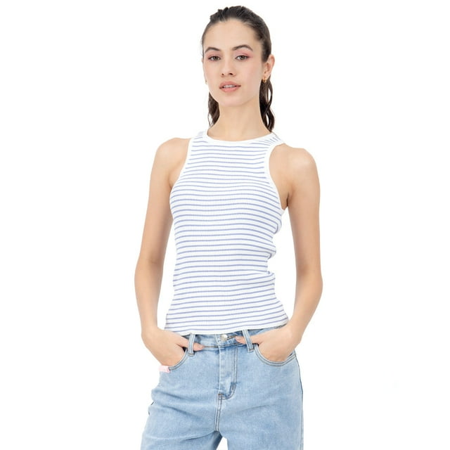 TOP PARA MUJER QUARRY LIGERO DE PUNTO CON RAYAS