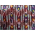 thumbnail image 4 of oneOone Cotton Silk Fabric Stripe Ikat Decor Fabric Printed BTY 42 Inch Wide, 4 of 4