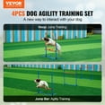 thumbnail image 2 of VEVOR Canine Agility Gear, Kit de 4 piezas: vallas y aros modificables, configuración de obstáculos para principiantes para perros con bolsa de transporte para postes, 2 of 9
