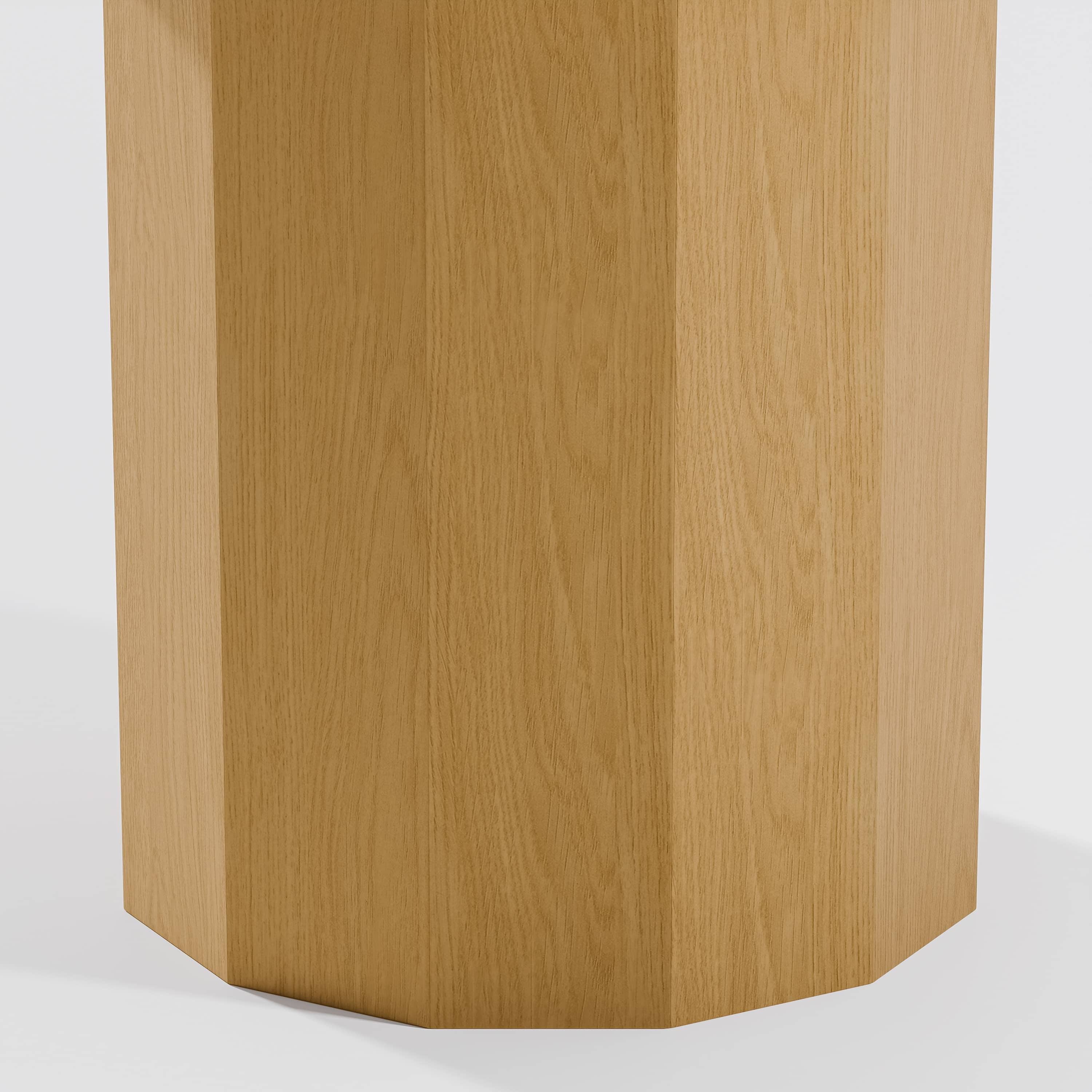 MAYEERTY 52" Mid-Century Wooden Round Dining Table, for Dining Room Kitchen, Natural Wood