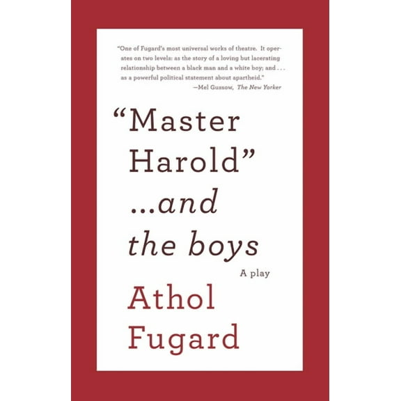 Vintage International Master Harold and the Boys: A Play, (Paperback)
