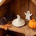 thumbnail image 5 of Odeerbi Womens Halloween Witch Hat Wide Brim Curved Pointed Tall Straw Hat Party Dress Up Accessory, 5 of 7