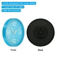 thumbnail image 4 of Uxcell 12" Wall Clock Battery Operated Silent Non Ticking 3D Numbers Clock, Light Blue 2Pack, 4 of 6