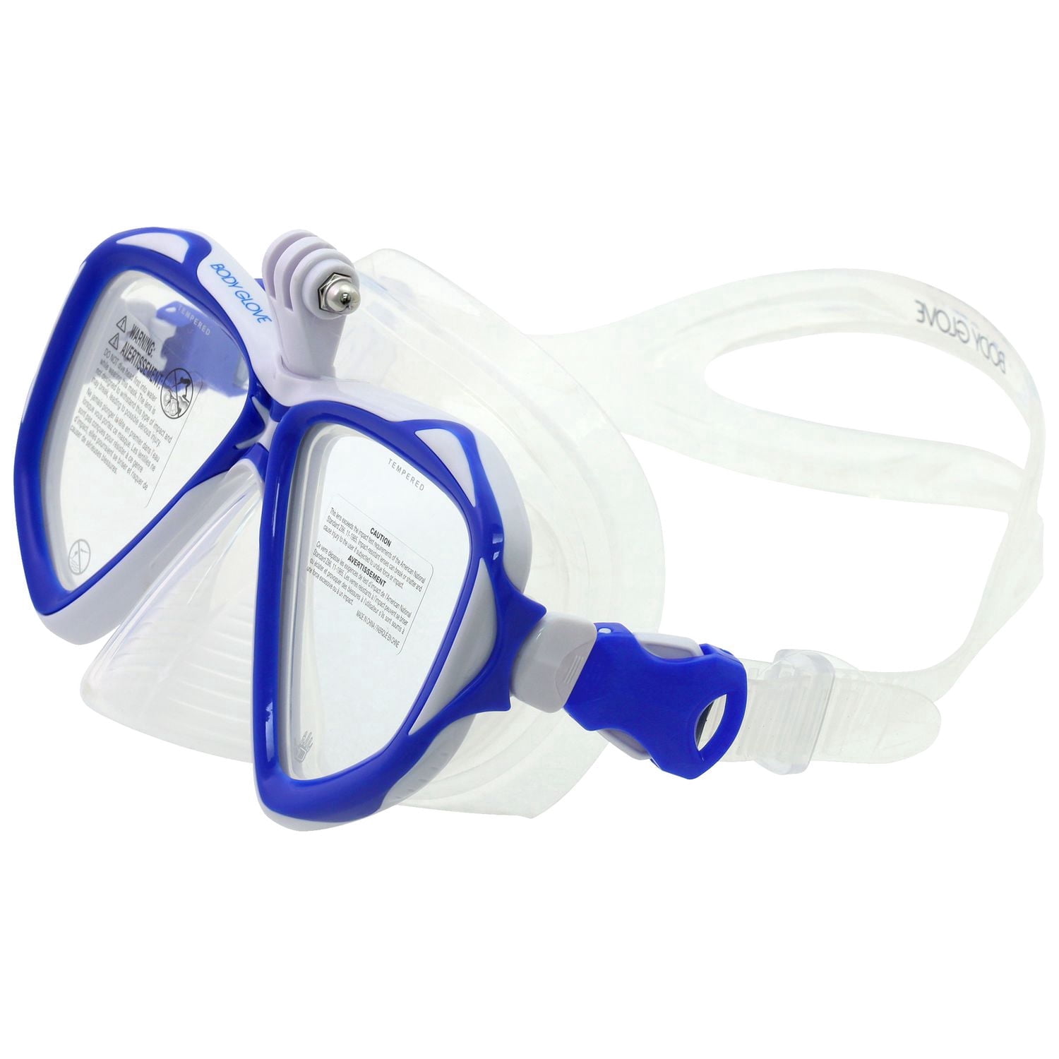 Body Glove Adult Snorkel Set Combo Mask Snorkel Fins Diving Kit Passage Series