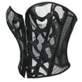 thumbnail image 6 of AUNVITO Women's Vintage Mesh Strapless Corset Boned Bustier for Body Shaping Retro-Style Style, 6 of 9