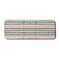 thumbnail image 1 of Abstract Computer Mouse Pad, Hand Drawn Short Vertical Lines Retro Horizontal Stripes Hipster Doodle, Rectangle Non-Slip Rubber Mousepad Large, 31" x 12" Gaming Size, Black Coral White, by Ambesonne, 1 of 2