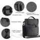 thumbnail image 4 of Bolsa para manillar de bicicleta Sincero impermeable con funda para lluvia y correa para el hombro negro 19x9x25cm, 4 of 5