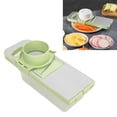 thumbnail image 3 of Yajisi Multifunctional Vegetable Cutter, Rustproof Stainless Steel Veggie Potato Garlic Chopper with 3 Blades & Storage Box (Non-Magnetic) for Home Kitchen Restaurant, 11.02 x 4.72 x 4.33 in, 3 of 8