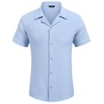 thumbnail image 6 of COOFANDY Mens Vacation Shirts Fashion Summer Beach Shirts for Men, 6 of 7
