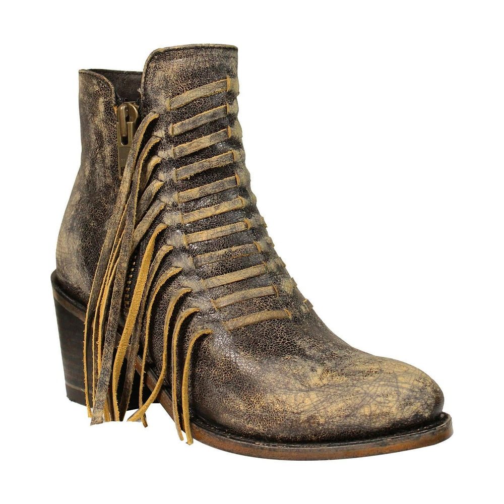 corral boots with fringe