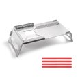thumbnail image 1 of Amdohai Support de Camping Pliable Extérieur Stable Portable en Acier Inoxydable pour Pique-Nique Plage Intérieur Extérieur, 1 of 7