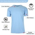 thumbnail image 3 of GBH Men's Short Sleeve Moisture Wicking Active Performance Crew Neck Tee (4-Pack), 3 of 4