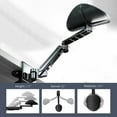 thumbnail image 5 of VIVO Black Universal Clamp-on Adjustable Ergonomic Arm and Wrist Rest Pad, 5 of 8