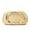 Gold, variant on Women's White Clutch Purse with Gold Ring Handle Fashion Evening Handbag