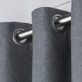 thumbnail image 7 of Exclusive Home Curtains 2 Pack London Textured Linen Thermal Grommet Top Curtain Panels, 7 of 7