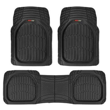 Motor Trend Heavy-duty Flextough Black Rubber Contour Liners