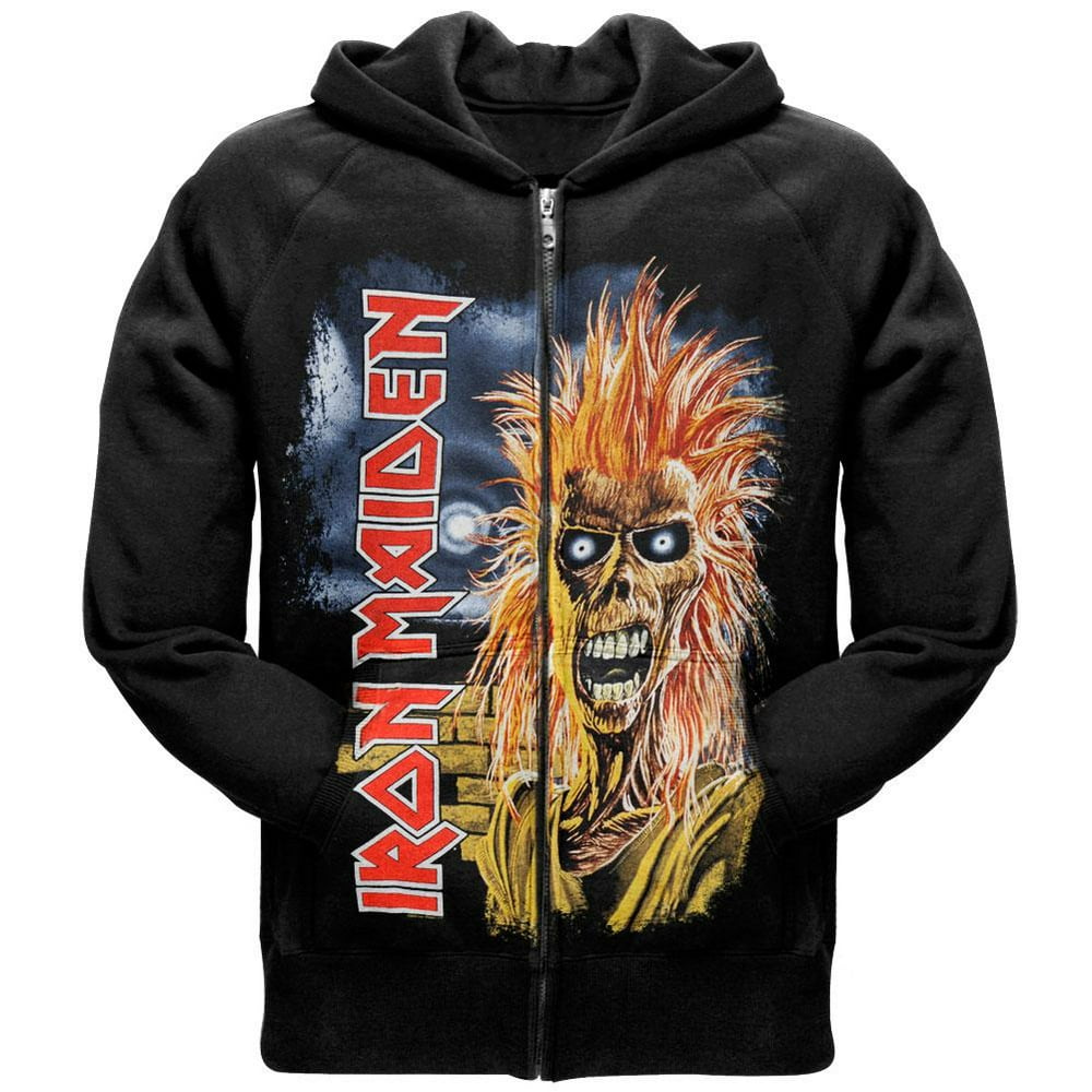 Iron Maiden - Iron Maiden - First Album Zip Hoodie - Walmart.com