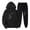 Black1, variant on ameIAEA Women's 2 Piece Matching Sets Graphic Long Sleeve Hooded Sweatshirts Drawstring Jogger Pants