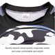 thumbnail image 4 of Sonducket Camiseta de compresión para hombre, de secado rápido, de manga larga, para gimnasio, Fitness, ropa deportiva, mallas elásticas de Camisetas rojo camuflaje, 4 of 6