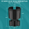 thumbnail image 4 of TYKOR Car Cup Holder Expander Adapter with Offset Base, Cup Holder Extender for Car Compatible with Yeti 14/24/36oz, Hydro Flasks 32/40oz, Other Large Water Bottles and Mugs in 3.2"-4.0", 4 of 6