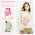 thumbnail image 4 of Lomyolo Sling Bag Crossbody Bag Fanny Pack Women 2025 Cute Chest Bag- Valentines Day Birthday Christmas Gifts for 4 5 6 7 8 9 10 11 12 13 Year Old Teens Daughter - Pink, 4 of 6