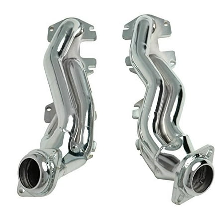 2wd Header - Gibson Exhaust GP218 GIBGP218 06-10 EXPEDITION/04-10 F150/06-07 MARK LT 5.4L 2WD CHROME PLATED HEADER
