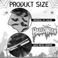 thumbnail image 3 of Bow Hair Clip Hair Barrettes Alligator Clips Mesh Lace Bowknot Halloween Hair Accessories for Women Girls, 3 of 8