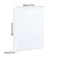 thumbnail image 3 of Snmubt Cutting Boards For Kitchen Cutting Boards Plastic Cutting Board Non-Slip Kitchen Chopping Board With Hanging Hole Handle For Meat Veggies Cutting Boar (White), 3 of 7