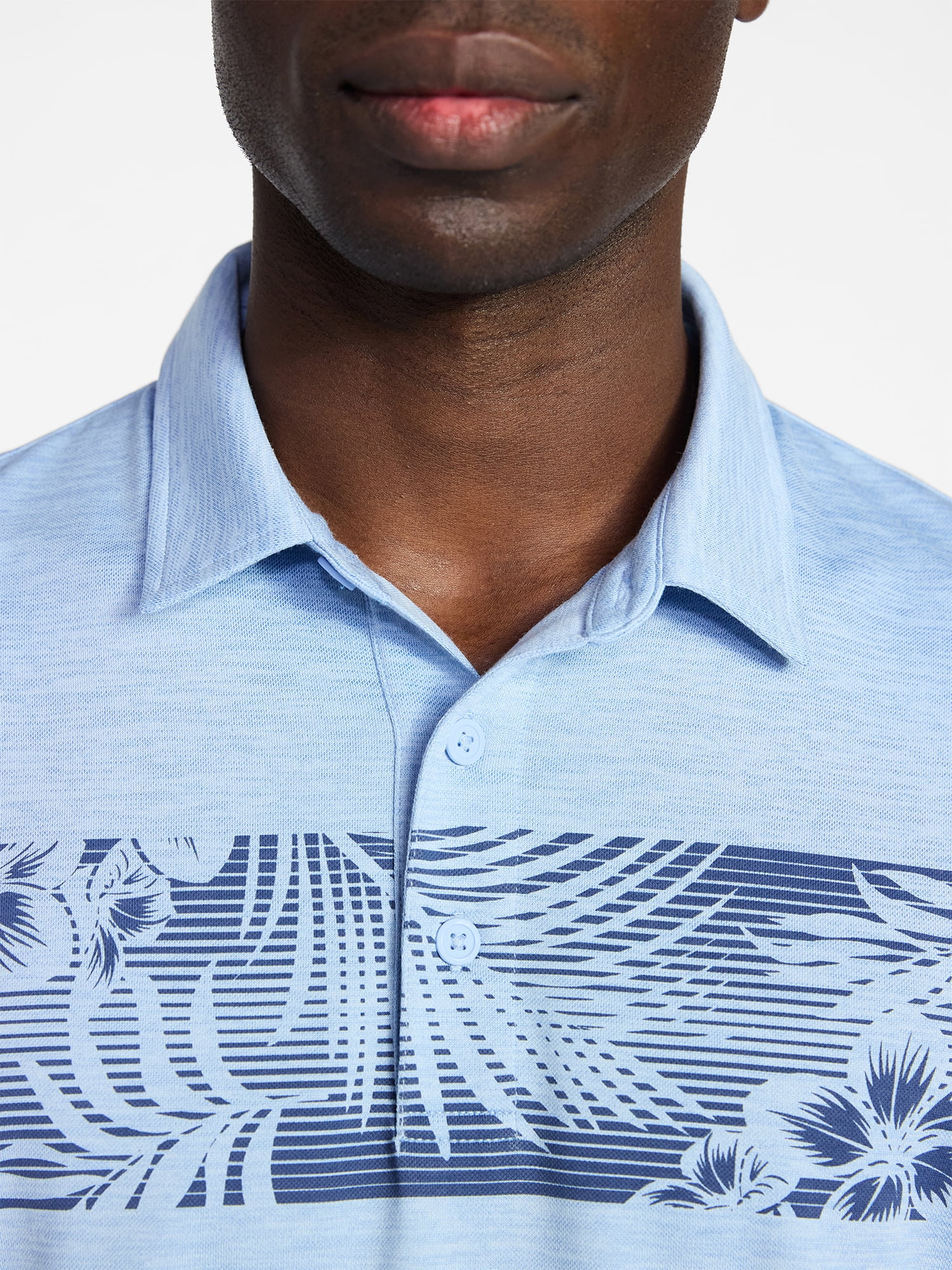 George Men's & Big Men's Relaxed Fit Short Sleeve Stretch Polo Shirt, Sizes S-5XL