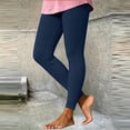 thumbnail image 6 of Ovbmpzd Active Women Yoga Pants High Wasited Blue Slim-Leg Petite Leggings Casual Tummy Control Leggings,XL, 6 of 6