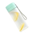 thumbnail image 4 of MOPOOR Small High-Temperature Wide Mouth Drink Bottle,Portable Water Bottle with Lanyard Plastic Reusable Drinking Cup Leakproof Travel Water Bottle for Gym Office Home Travel Outdoor Sports, 4 of 7