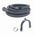 thumbnail image 2 of Juego de Extensión Manguera Desagüe Lavadora Universal 13 Pies, Incluye Conector Soporte y Abrazaderas Mangueras, 2 of 5