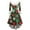 Dark Green, variant on Christmas Dresses for Women Women's Fashion V-neck Casual Slim Christmas Printed Party Long Sleeve Dresses with Fur Collar for Christmas Party,Blue,L