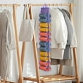 thumbnail image 6 of Lirex Hanging Closet Organizer for Handbags, 6-Pocket Space-Saving Design, Oxford Cloth, Purple, 6 of 6