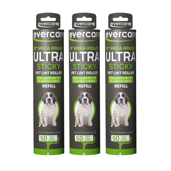 Evercare - Paquete de 3 recambios Multiusos, 50 Hojas Cada uno
