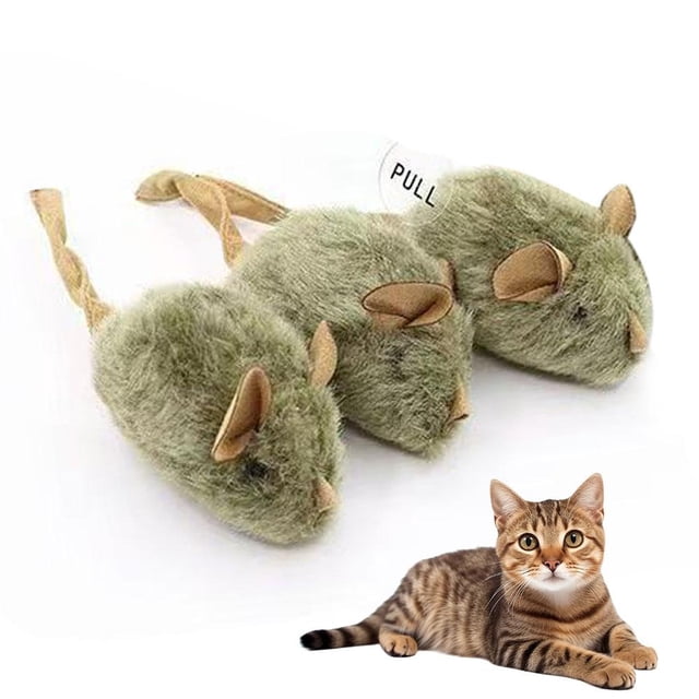,Wind-up Mouse Toy Funny Mouse Shape Cat Interactive Toy Cat Mouse Toy Mouse