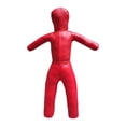 thumbnail image 4 of Grappling Dummy Jiu Training Dummy Boxing Practice PU Leather Unfilled 110cm Tall Kids Home Gym, 4 of 9