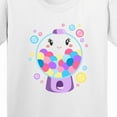 thumbnail image 4 of Inktastic Cute Gumball Machine and Bubbles Youth T-Shirt, 4 of 5