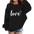 thumbnail image 6 of YunPes Oversized Sweatshirt for Girls Cute Heart Print Pullover Tops Teen Girls School Fashion Crewneck Tops Kids Birthday Outfits, 6 of 6